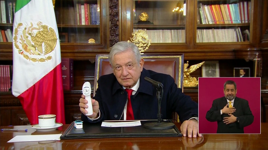 AMLO da positivo a Covid por tercera vez