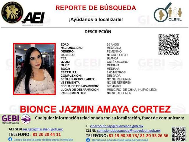 Localizan el cuerpo de una mujer durante búsqueda de Bionce