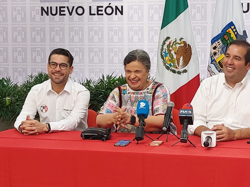 Indica Beatriz Paredes que MC puede decidir si compite en alianza