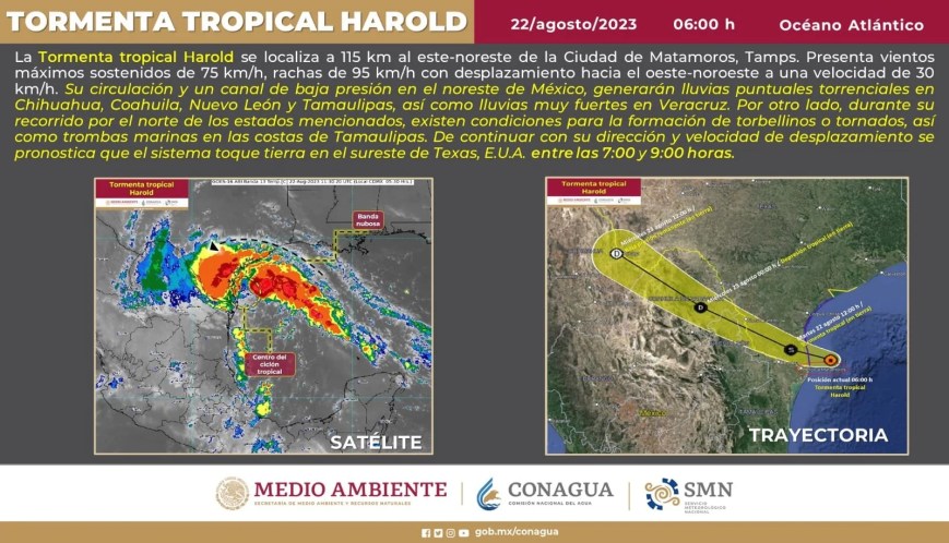 Lluvias por «Harold» no beneficiarán a presas en NL