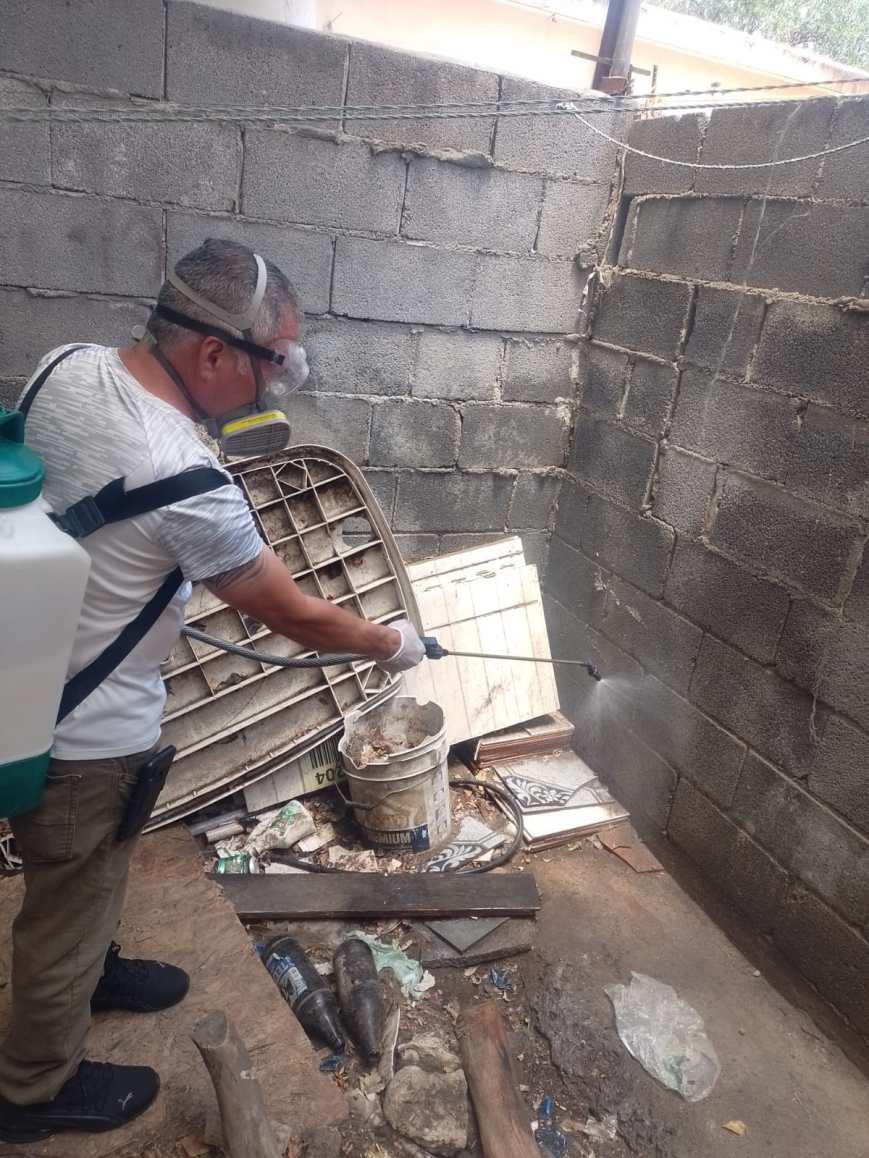 Escobedo realiza fumigación para prevenir la Rickettsia