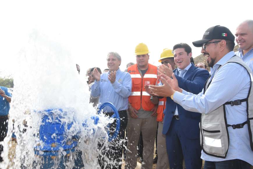 Agua del acueducto El Cuchillo II llega al Área Metropolitana