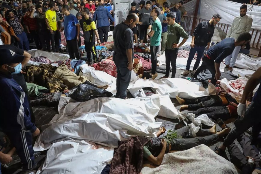 Ataque a hospital en Gaza deja 500 personas muertas