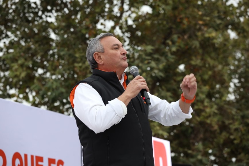 Héctor García termina su precampaña en Guadalupe