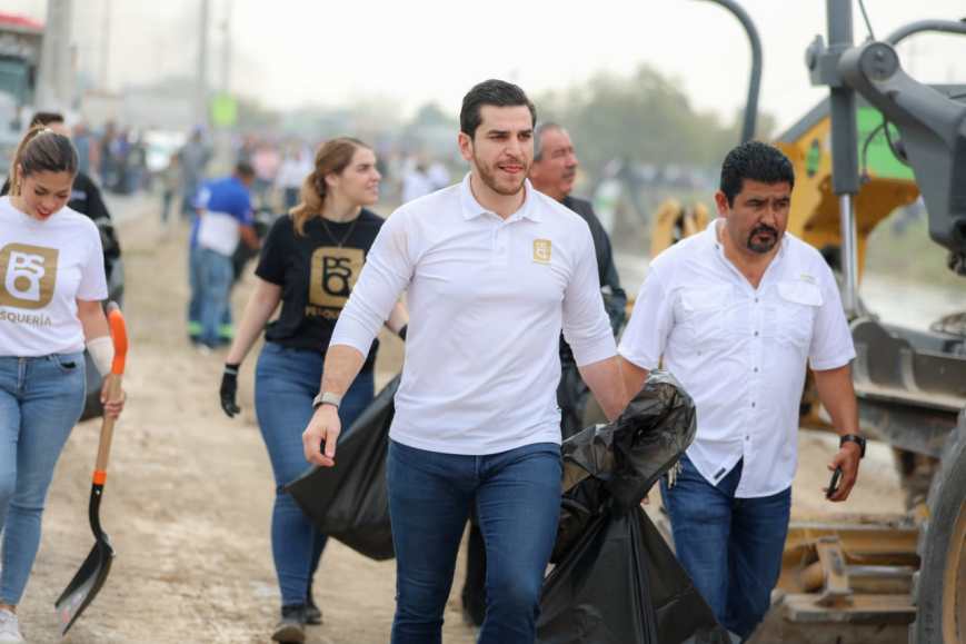 Pato Lozano festeja su cumpleaños con actividades de limpieza