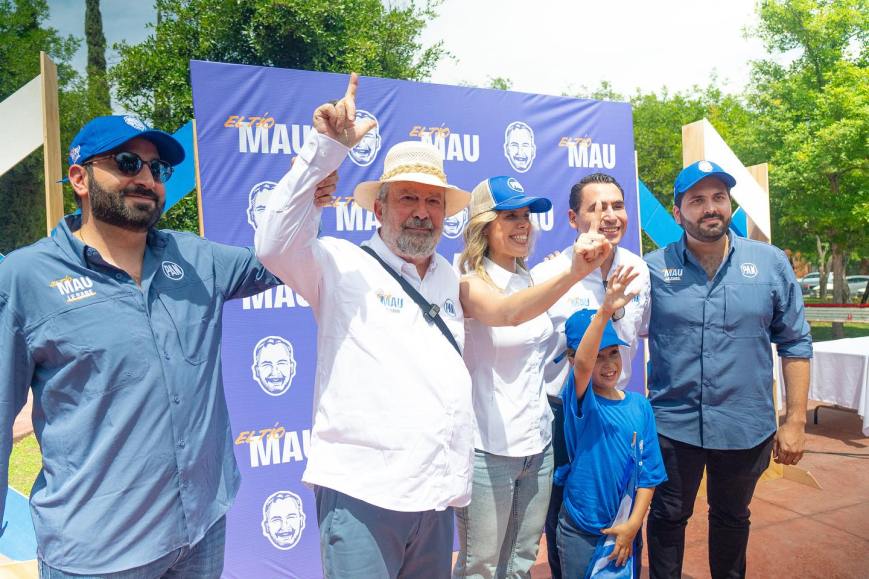 Mauricio Fernández resalta los ejes de su campaña por San Pedro