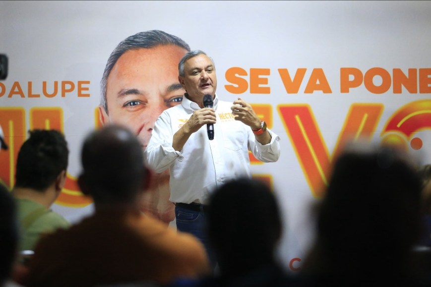 Héctor García promete espacios públicos dignos para Guadalupe
