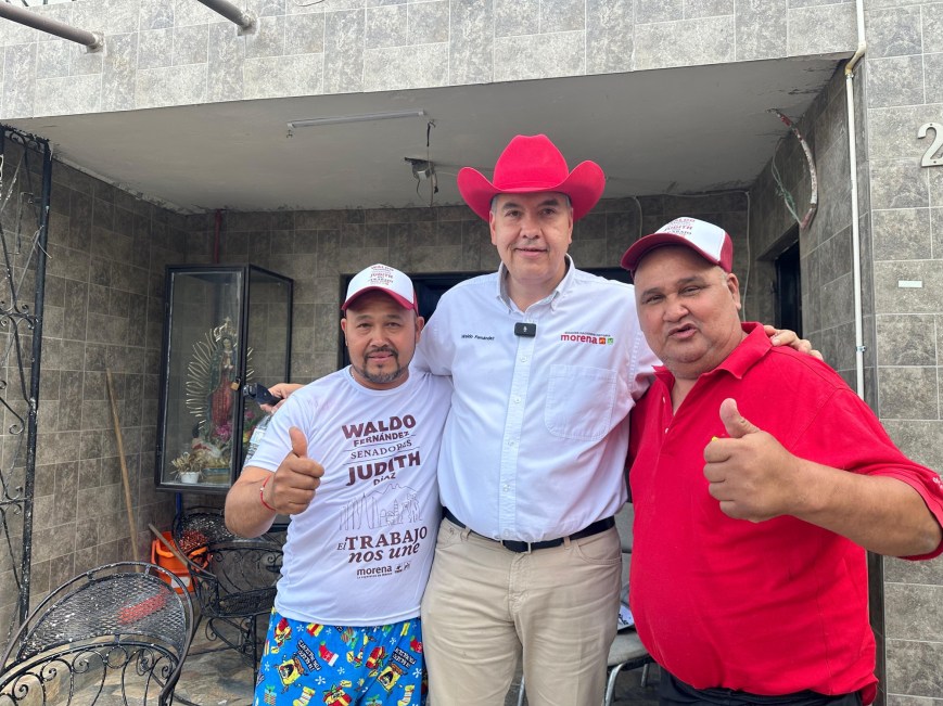 Waldo Fernández destaca avance de Morena en Guadalupe
