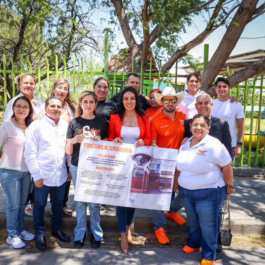 Ale Morales presenta el proyecto “Escuela Segura”