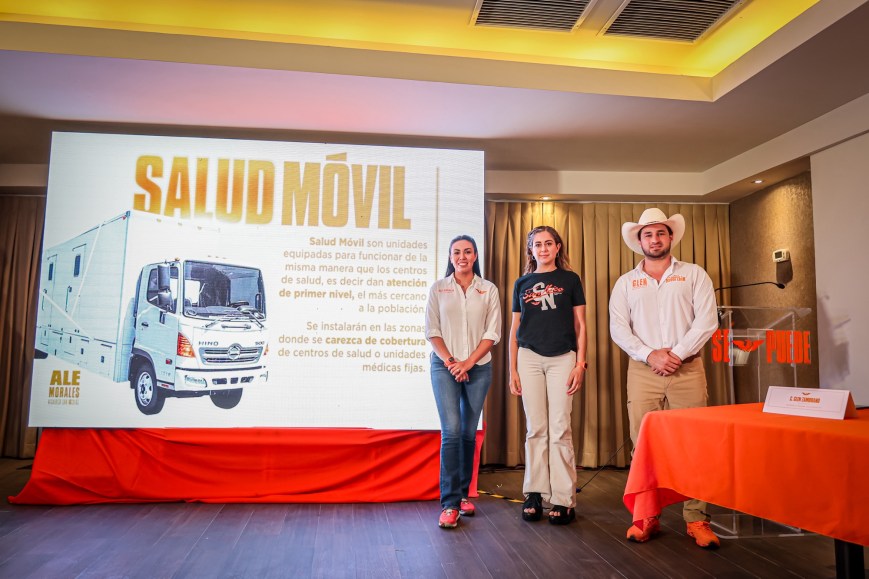 Ale Morales presenta el programa “Salud Móvil”