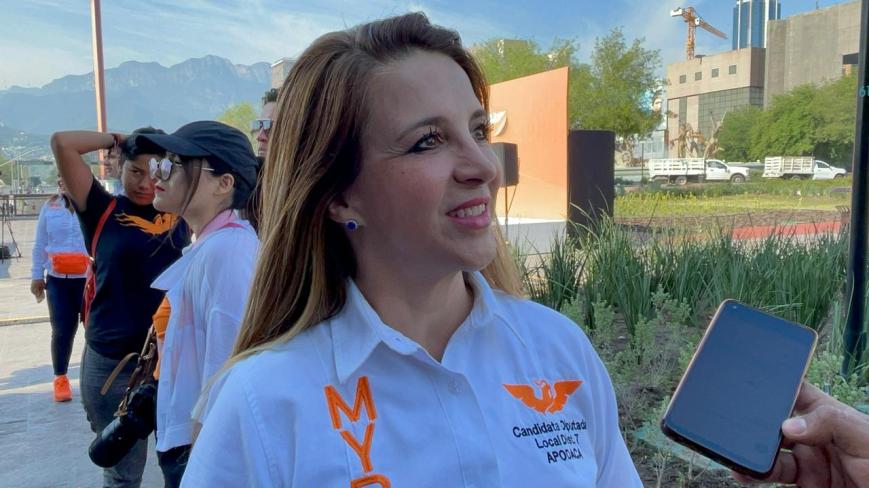 Myrna Baho asegura que MC detendrá la corrupción en NL
