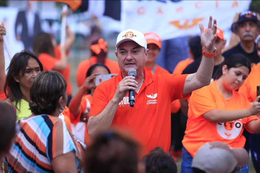 Héctor García va por el cuidado del medio ambiente en Guadalupe