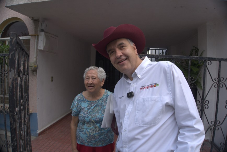 Waldo Fernández y Judith Díaz continúan sus recorridos a un mes de la elección