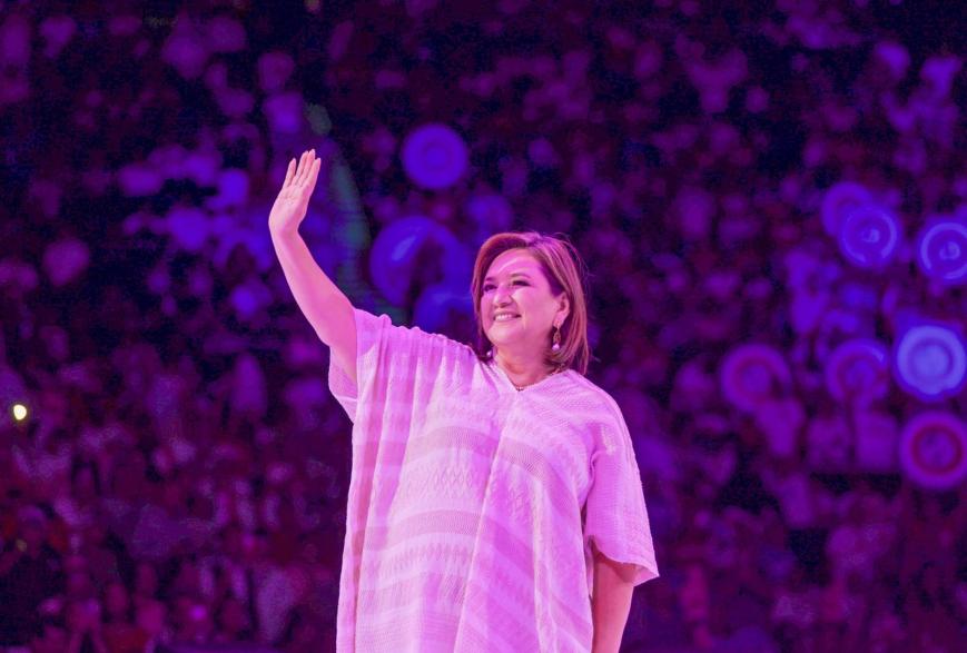 «Si Dios conmigo ¿Quién contra mí?» Xóchitl Gálvez termina su campaña en NL