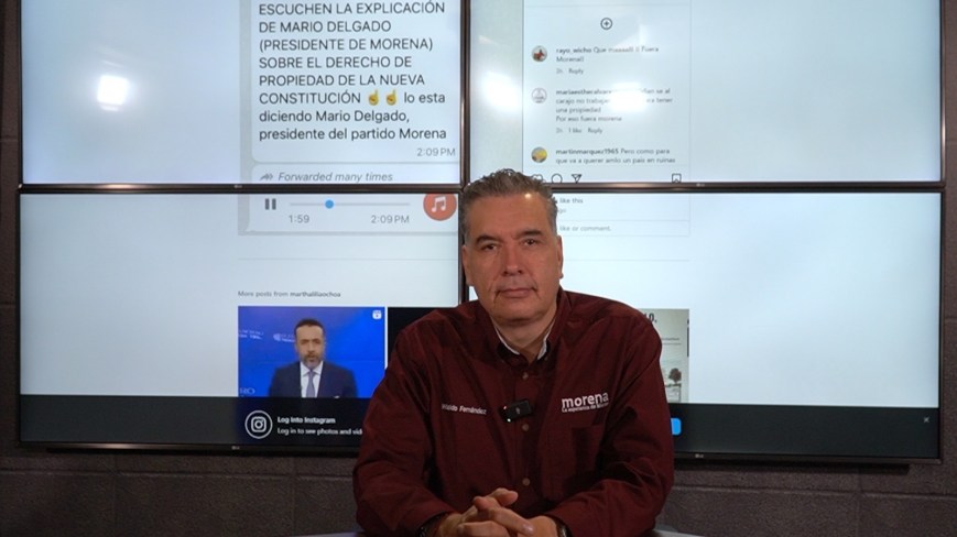 Desmiente Waldo Fernández noticia falsa sobre la 4T