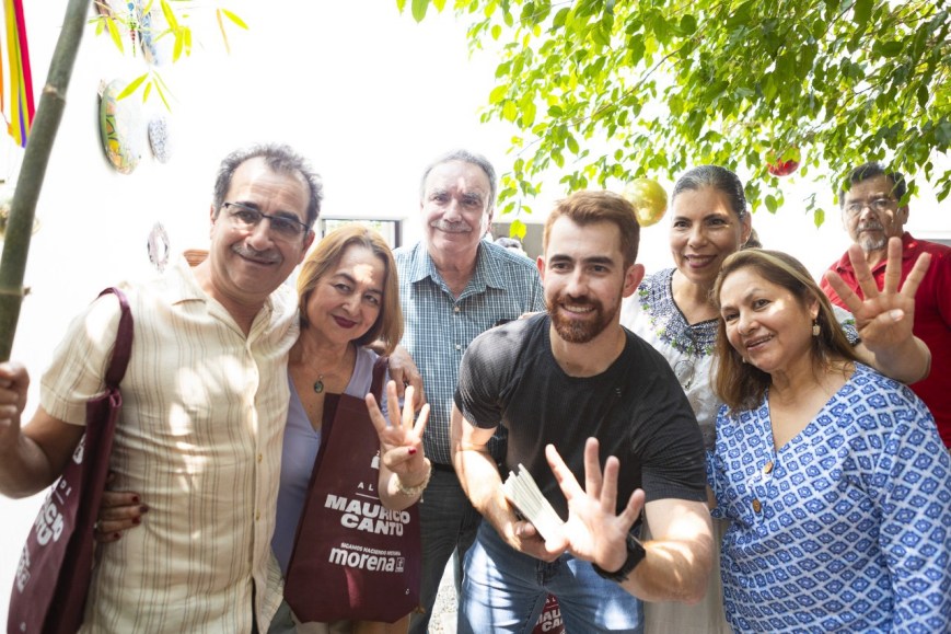 Señala Mauricio Cantú crecimiento en las encuestas