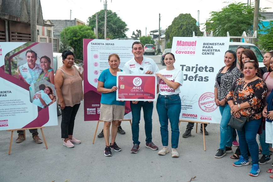 Presenta Manuel Guerra el programa “Tarjeta Jefas”