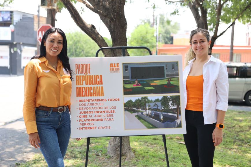 Ale Morales renovará icónicos parques nicolaítas