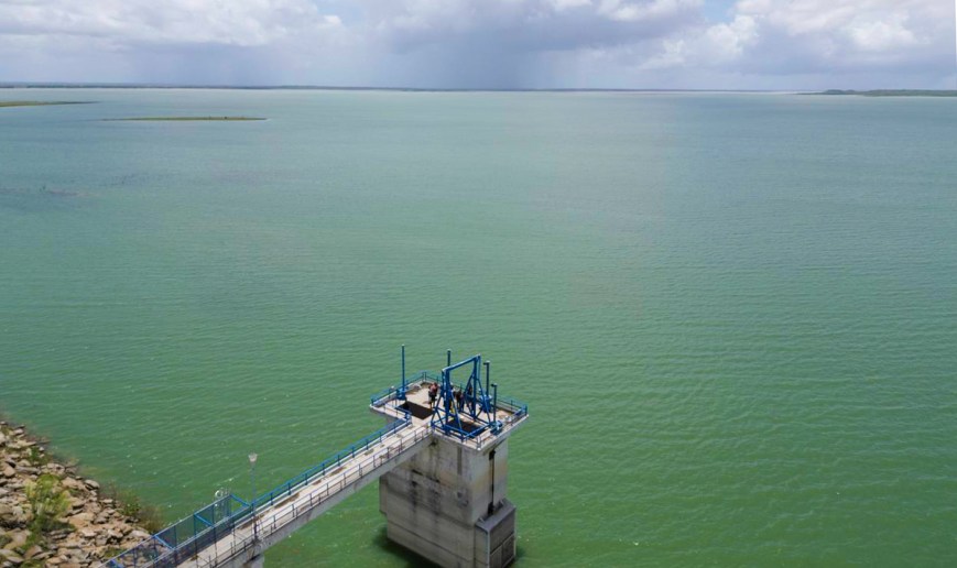 Tras lluvias, presa El Cuchillo rebasa el 53 por ciento