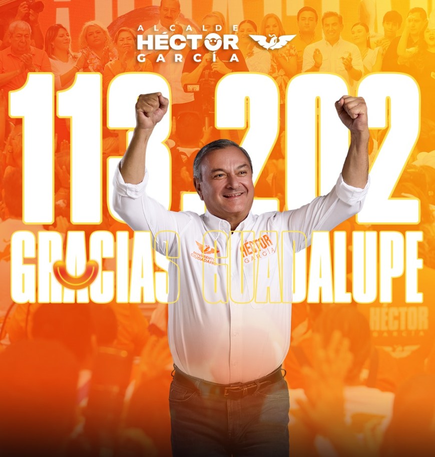 Arrasa Héctor García en recuento de votos por
