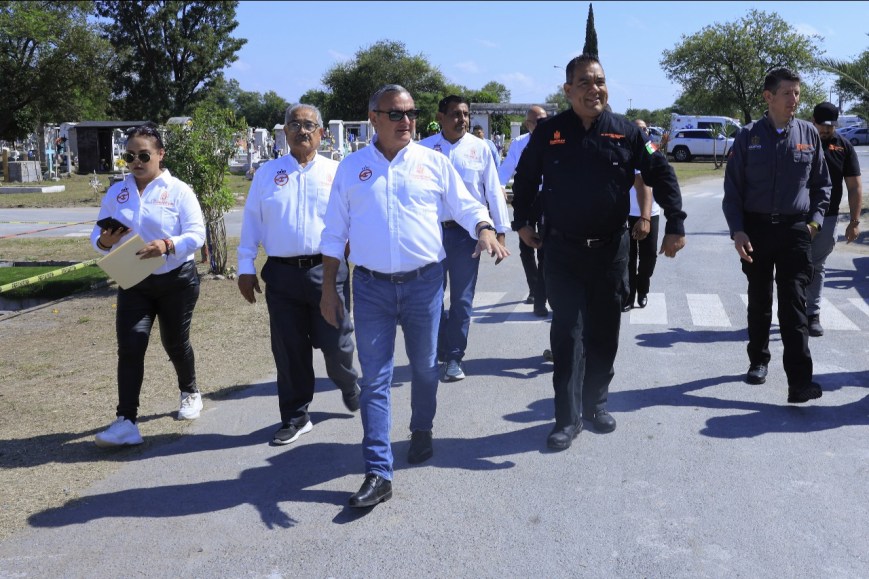 Prepara Guadalupe operativo en panteones previo al Día de Muertos