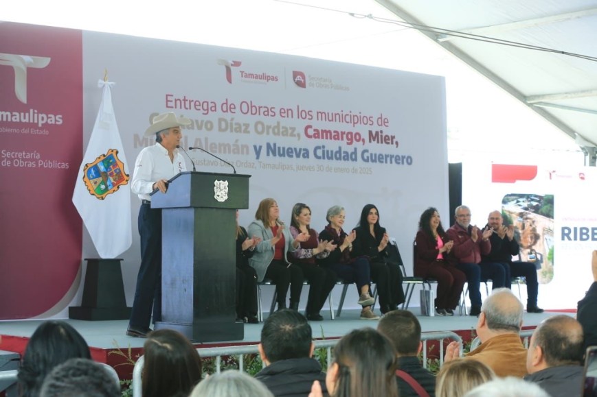 Impulsa Américo Villareal desarrollo en la Ribereña