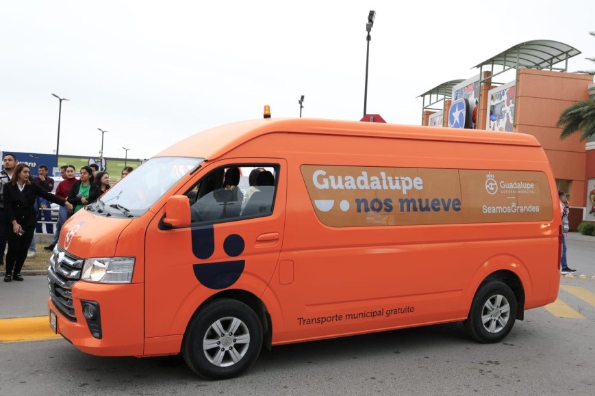 Arranca el programa de transporte gratuito “Guadalupe nos mueve”