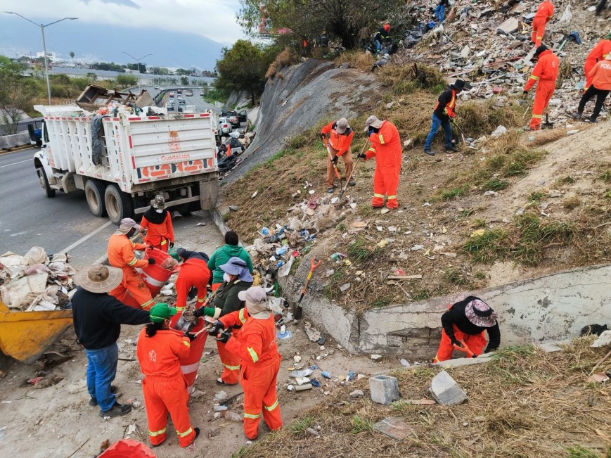 Retiran más de 80 toneladas de desechos en Miguel de la Madrid