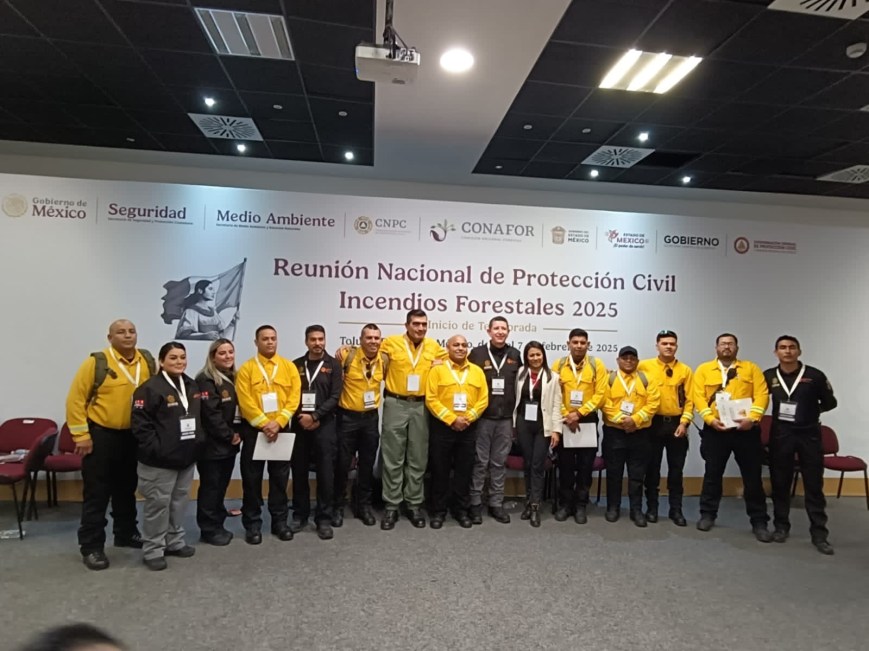 Refuerza Protección Civil de Guadalupe capacitación contra incendios forestales