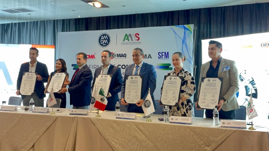 AMDM y AMAS firman convenio para fortalecer la industria metalmecánica y de acabados