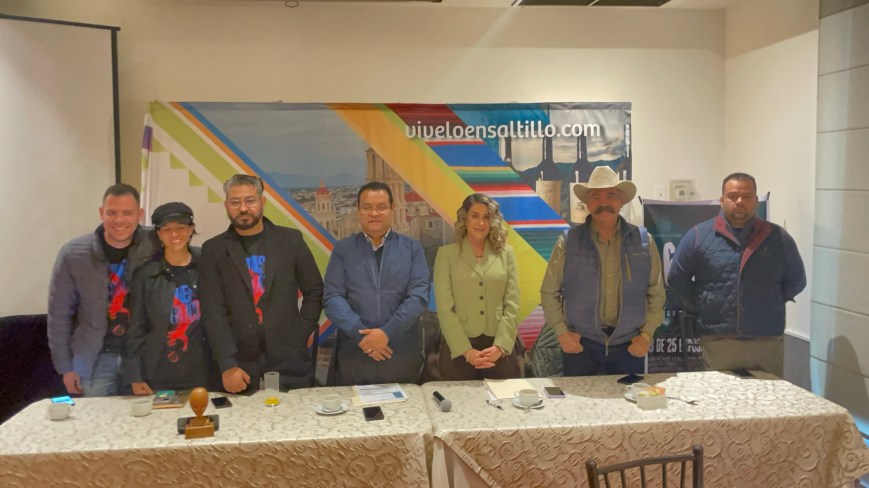 Promocionan próximos eventos en Saltillo, Coahuila