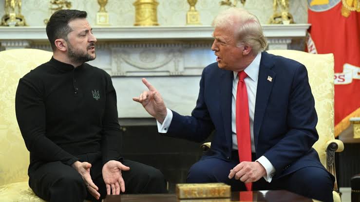 “Chocan” Trump y Zelensky en la Casa Blanca