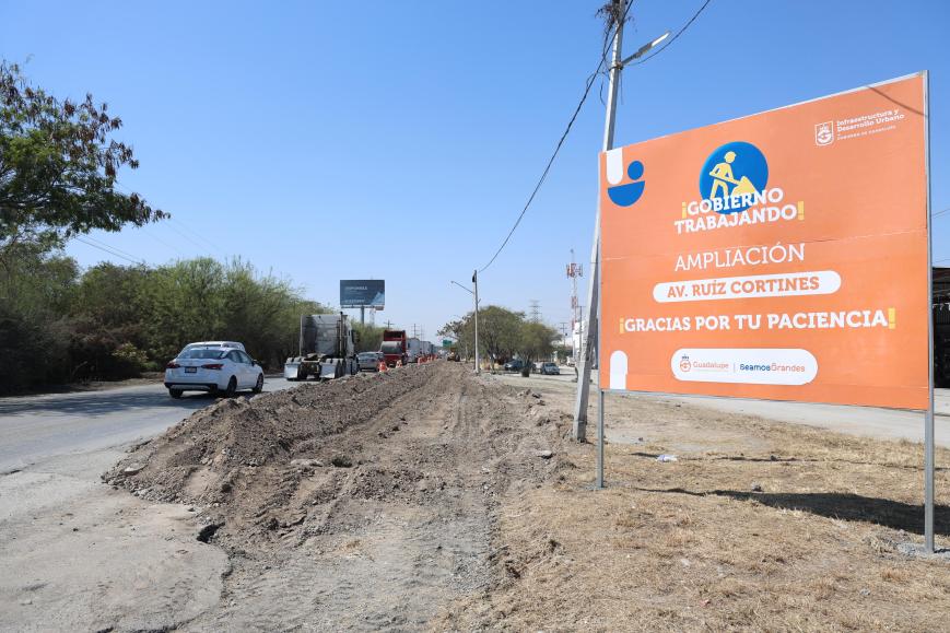 Celebran vecinos ampliación de la avenida Ruiz Cortines