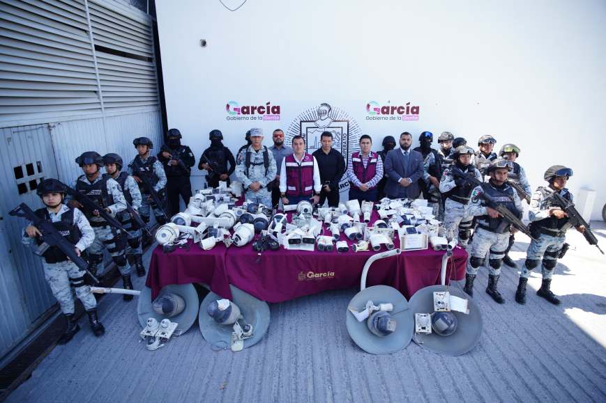 Desmantela red de videovigilancia ilegal en García