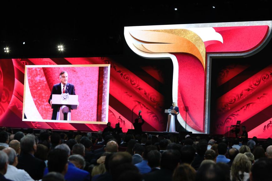 Rinde Américo Villareal su Tercer Informe de Gobierno