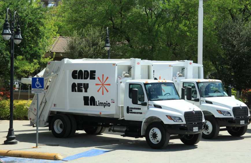 Cadereyta refuerza recolección de basura con seis nuevos camiones