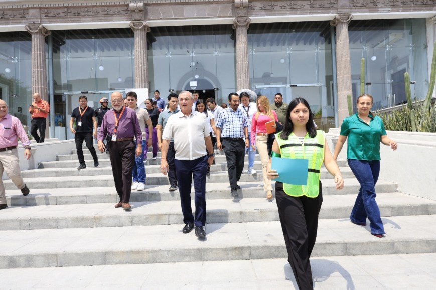 Participa Guadalupe en el Simulacro Nacional de Protección Civil