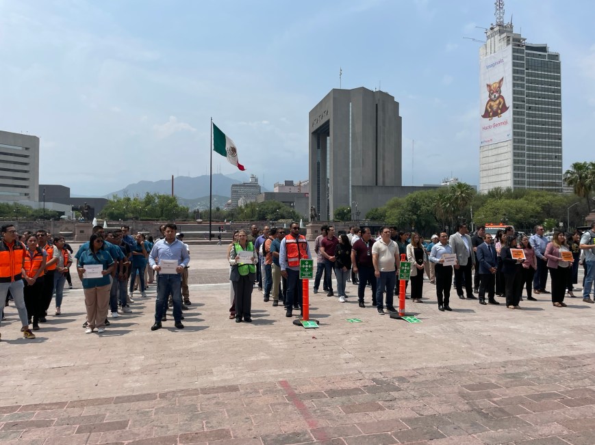 Participa Nuevo León el Simulacro Nacional 2025