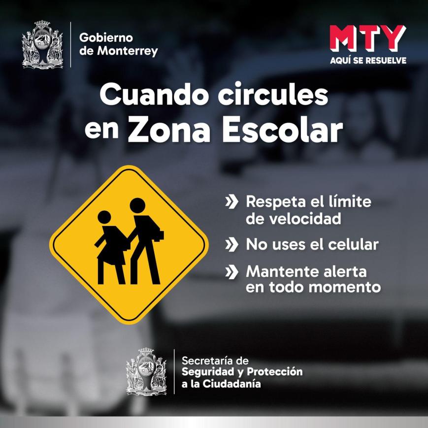 Implementará Monterrey operativo vial por regreso a clases