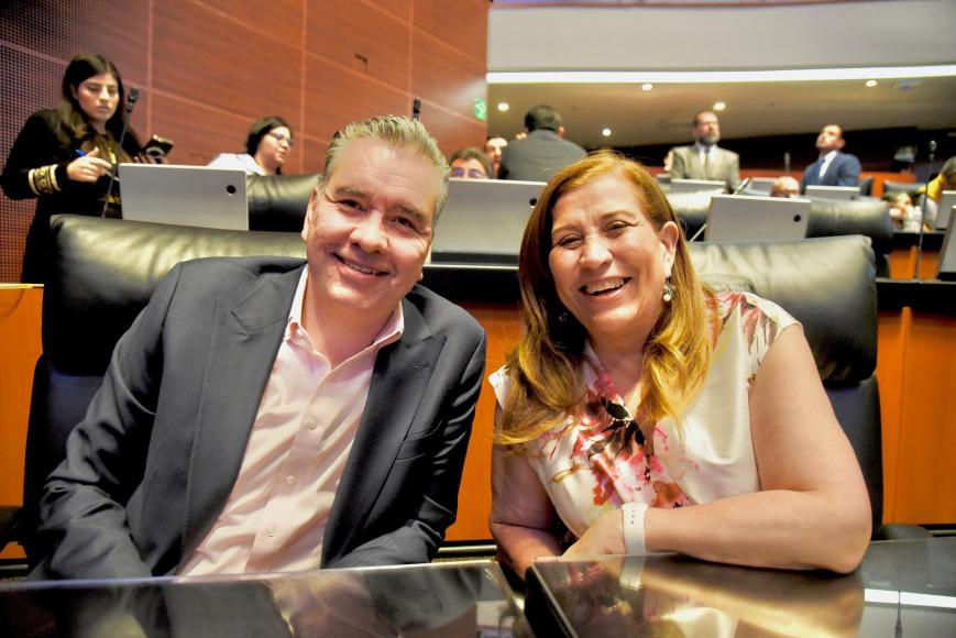Waldo Fernández y Judith Díaz integrarán la Comisión Permanente del Senado