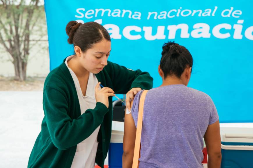 Refuerzan esquema de vacunación en Guadalupe