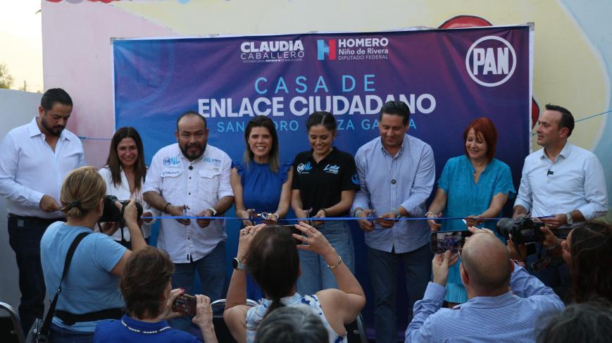 Inaugura Claudia Caballero «Casa de Enlace Ciudadano» en San Pedro