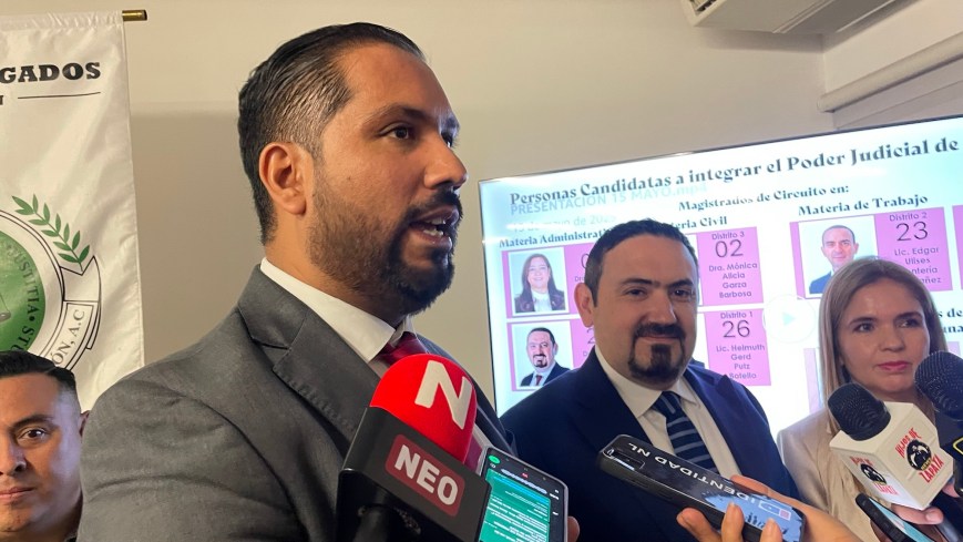 Candidatos al Poder Judicial presentan propuestas ante el Colegio de Abogados