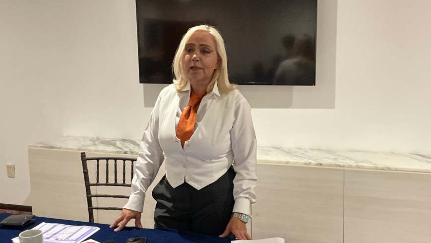 Llama Ingrid Tapia a votar en la elección judicial