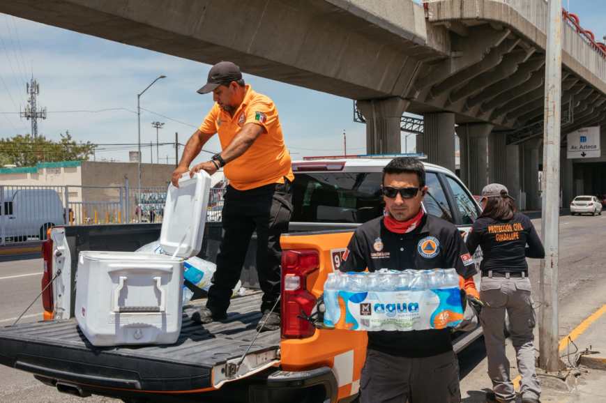 Implementa Guadalupe Operativo de Hidratación por altas temperaturas