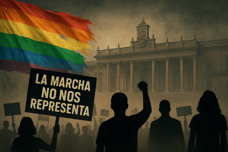 Cuestiona comunidad LGBTQ+ representatividad en la Marcha de la Diversidad Monterrey 2025