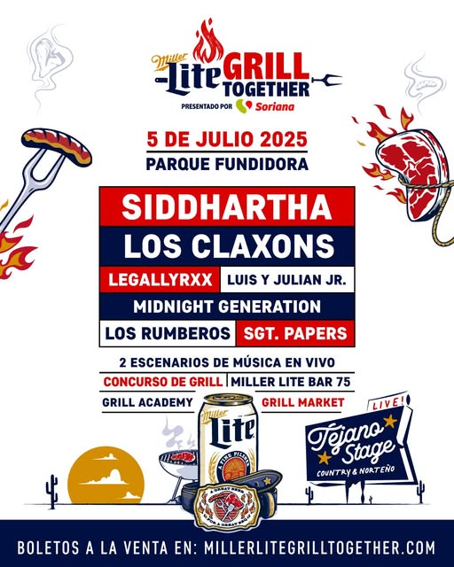 Regresa Miller Lite Grill Together con música, carne asada y cerveza en Monterrey