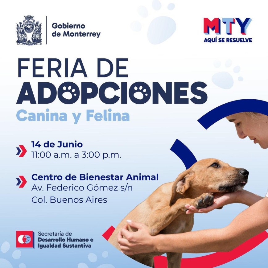 Cambia sede de la Feria de Adopciones de Monterrey por altas temperaturas