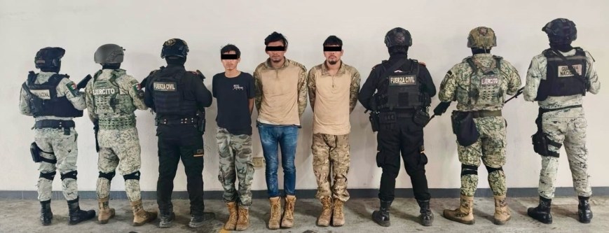 Capturan a sospechosos de homicidio en Aramberri; aseguraron armas y droga