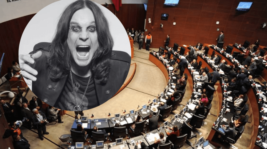 Honra Congreso de la Unión a Ozzy Osbourne con minuto de aplausos